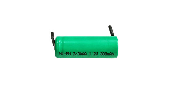 NIMH 1.2V 300MAH Langlebiges wiederaufladbares Nickelmetallhydrid-Akku ohne Speichereffekt und unterschiedliche Kapazität