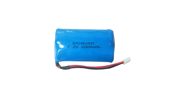 Industrielle AA-Größe Li-SOCL2-Batterie 7,2 V 2000 MAH für zylindrische Geräte ER14505M