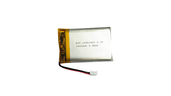 LP853450 3.7V 1500mAh Miniatur LiPo-Batterie -20°C bis 60°C